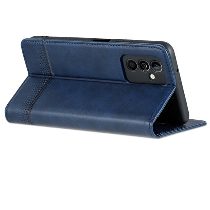 For Huawei Maimang 11 AZNS Magnetic Calf Texture Flip Leather Phone Case(Dark Blue)