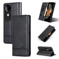 For vivo S19 Pro AZNS Magnetic Calf Texture Leather Phone Case(Black)