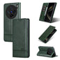 For vivo X200 Pro mini AZNS Magnetic Calf Texture Leather Phone Case(Dark Green)