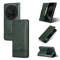 For vivo X200 Pro AZNS Magnetic Calf Texture Leather Phone Case(Dark Green)