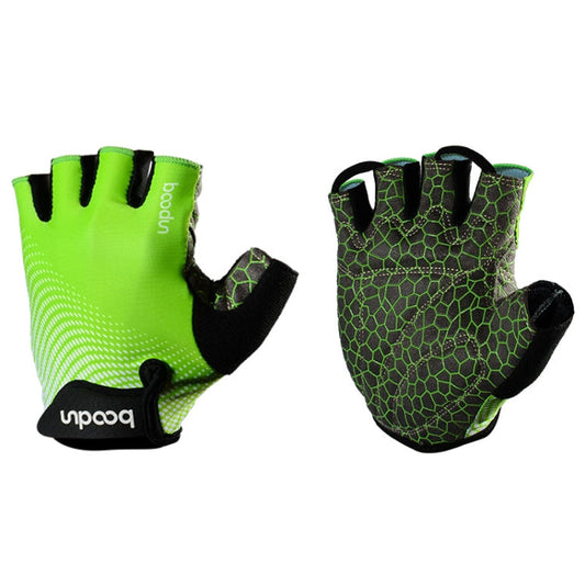 BOODUN 1096 Gants de sport de fitness en silicone antidérapants, résistants à l'usure et respirants, taille : XL (vert)