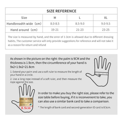 Gants de vélo BOODUN 1408 avec absorption des chocs en silicone 4D, coupe-doigts, respirants, pour l'extérieur, taille L (noir et vert)