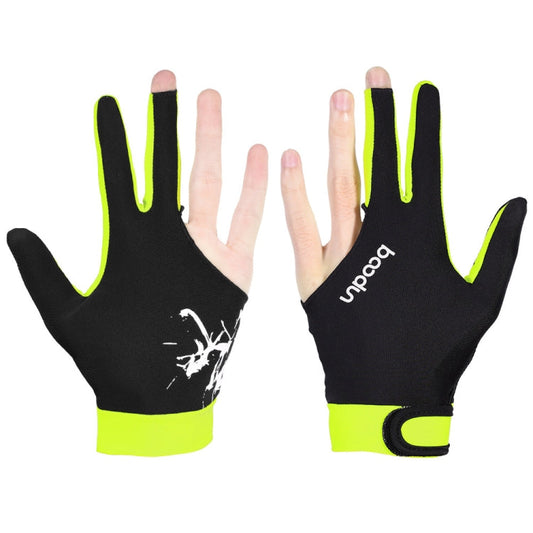 BOODUN M050912 Gants fins et respirants à trois doigts pour hommes et femmes, taille L (jaune foncé)