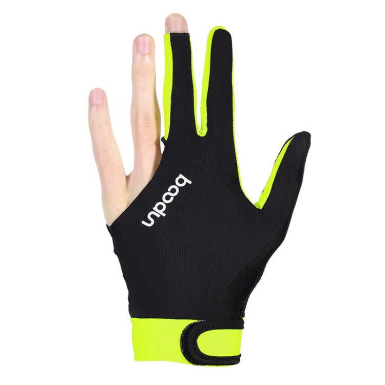 BOODUN M050912 Gants fins et respirants à trois doigts pour hommes et femmes, taille L (jaune foncé)