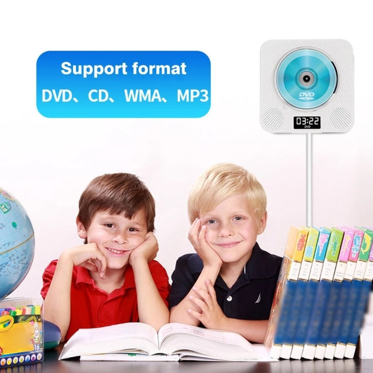 Kecag KC-608 Wall Mounted HD DVD Player Bluetooth CD Player(Black)