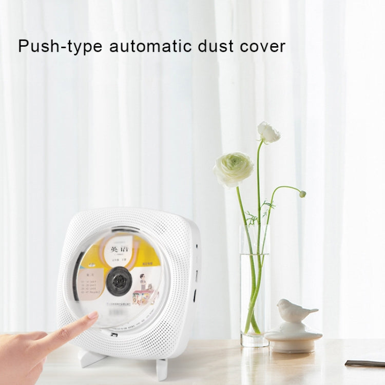 Kecag KC-609 Wall Mounted Home DVD Player Bluetooth CD Player, Specification:DVD/CD+Connectable TV + Charging Version(White)