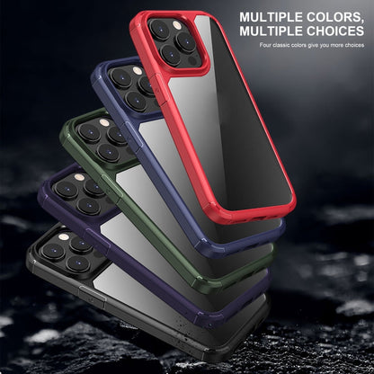 iPAKY Shockproof PC + TPU Protective Phone Case For iPhone 14 Max(Black)