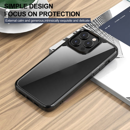 iPAKY Shockproof PC + TPU Protective Phone Case For iPhone 14 Max(Black)