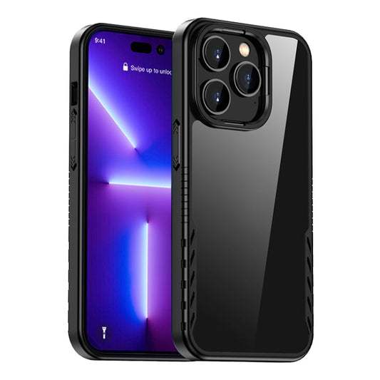 Coque de protection iPAKY antichoc PC + TPU pour iPhone 14 Pro (Noir)