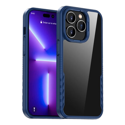 iPAKY Shockproof PC + TPU Protective Phone Case For iPhone 14 Pro(Blue)