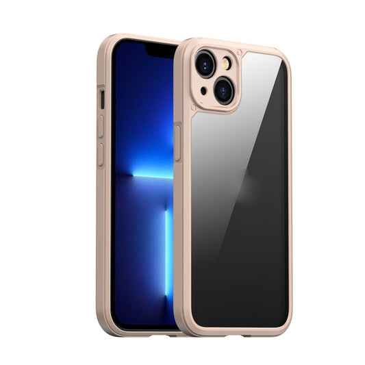 Pour iPhone 14, coque de protection antichoc iPAKY en PC + TPU (Rose)