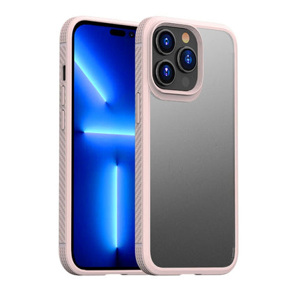 Coque de protection antichoc en PC + TPU iPAKY pour iPhone 14 Pro Max (rose)