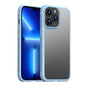 iPAKY Shockproof PC + TPU Protective Phone Case For iPhone 14 Pro(Yuanfeng Blue)