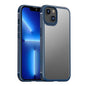 Pour iPhone 14, coque de protection antichoc iPAKY PC + TPU (Bleue)