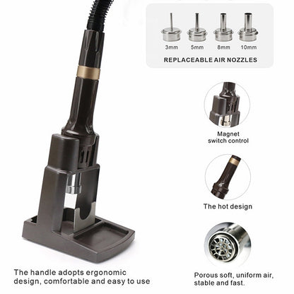 BAKU BA-9852 Digital ESD Hot Air Gun Soldering Station Welding Solder Iron(US Plug)