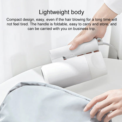 Original Xiaomi Mijia H100 Negative Ion Portable Electric Hair Dryer, US Plug(White)