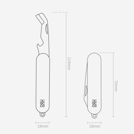 Original Xiaomi Youpin Huohou Mini Unpacking Foldable Knife(Red)
