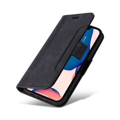 For iPhone 14 Plus BETOPNICE Dual-side Buckle Leather Phone Case(Black)