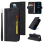 For iPhone 12 Pro Max BETOPNICE Dual-side Buckle Leather Phone Case(Black)