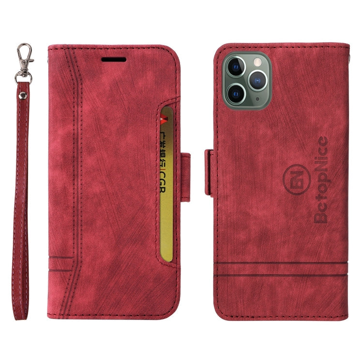For iPhone 11 BETOPNICE Dual-side Buckle Leather Phone Case(Red)