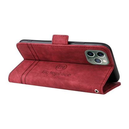 For iPhone 11 BETOPNICE Dual-side Buckle Leather Phone Case(Red)