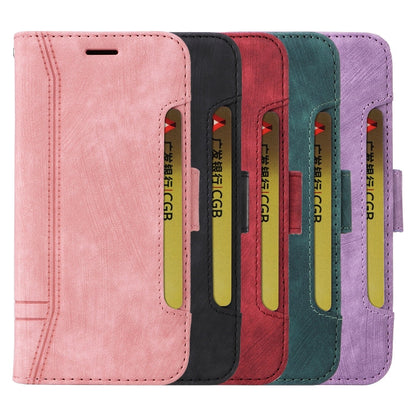 For iPhone 7 Plus / 8 Plus BETOPNICE Dual-side Buckle Leather Phone Case(Red)