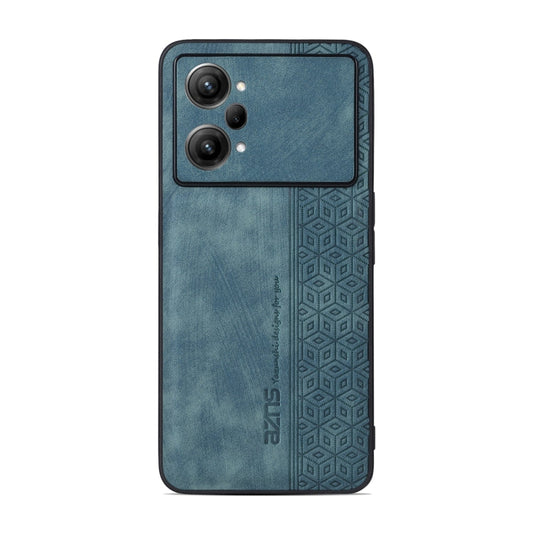 For OPPO K10 Pro 5G AZNS 3D Embossed Skin Feel Phone Case(Dark Green)