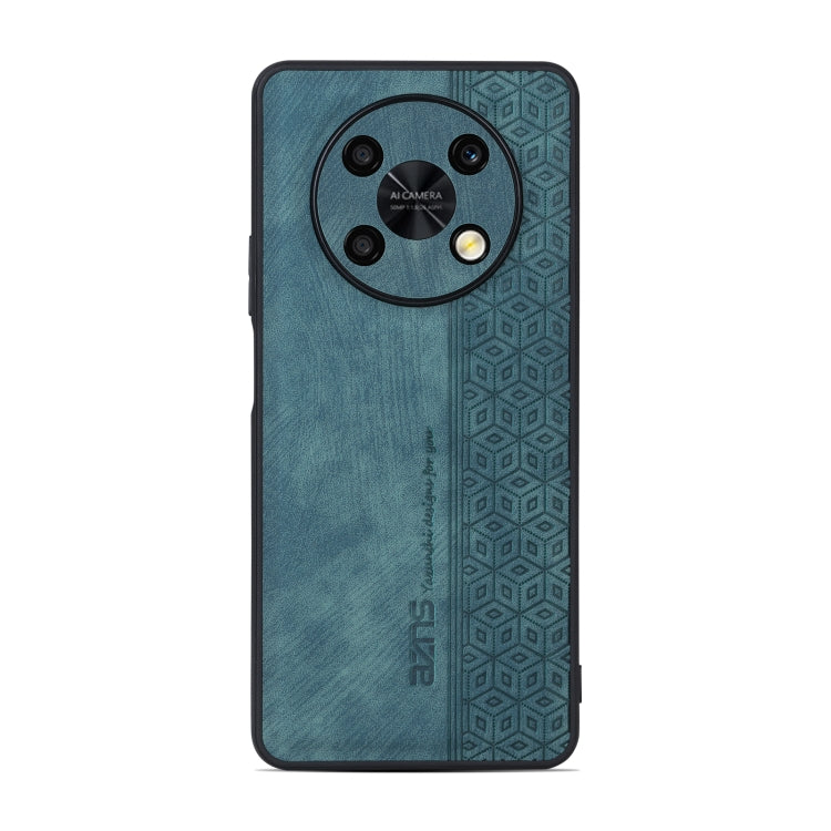 For Huawei Enjoy 50 Pro / nova Y90 AZNS 3D Embossed Skin Feel Phone Case(Dark Green)