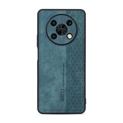 For Huawei Enjoy 50 Pro / nova Y90 AZNS 3D Embossed Skin Feel Phone Case(Dark Green)
