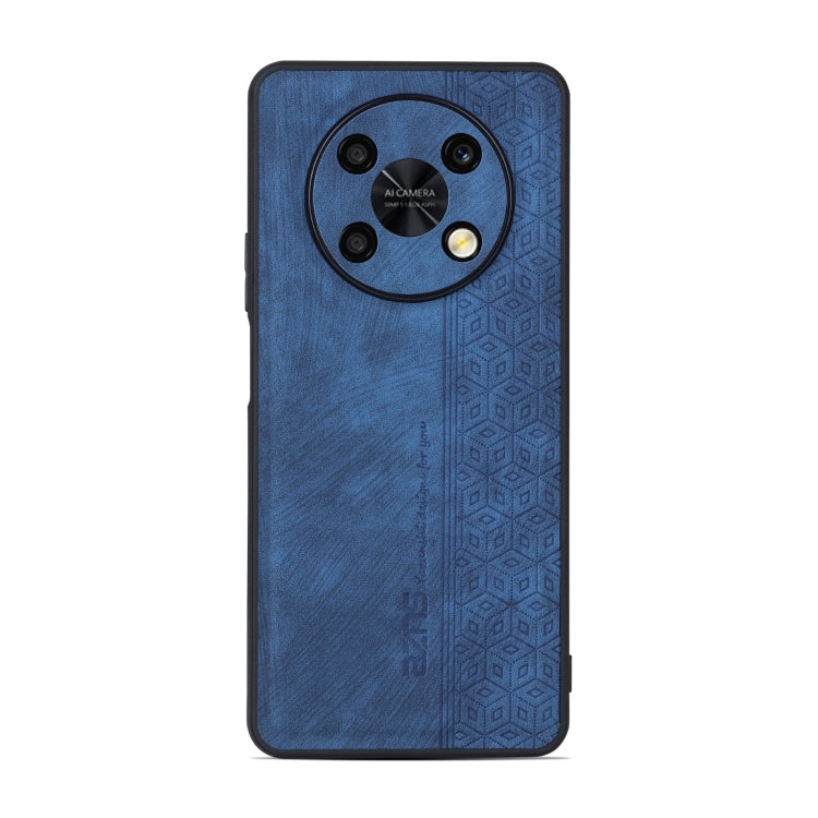 For Huawei Enjoy 50 Pro / nova Y90 AZNS 3D Embossed Skin Feel Phone Case(Sapphire Blue)