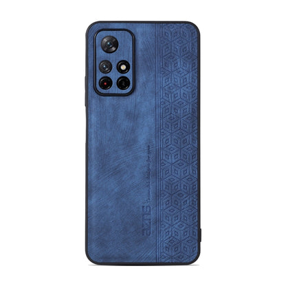 For Xiaomi Redmi Note 11T 5G AZNS 3D Embossed Skin Feel Phone Case(Sapphire Blue)