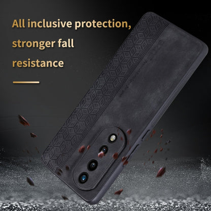 For Honor 70 Pro / 70 Pro+ AZNS 3D Embossed Skin Feel Phone Case(Sapphire Blue)