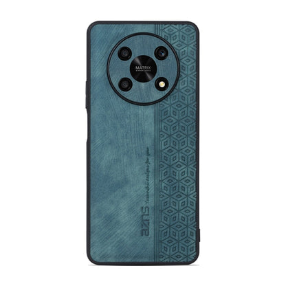 For Honor X30 / X9 AZNS 3D Embossed Skin Feel Phone Case(Dark Green)
