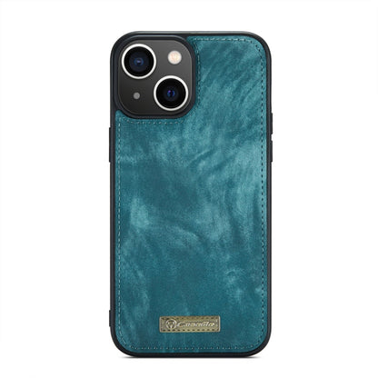 For iPhone 14 Plus CaseMe 008 Detachable Multifunctional Leather Phone Case(Blue)