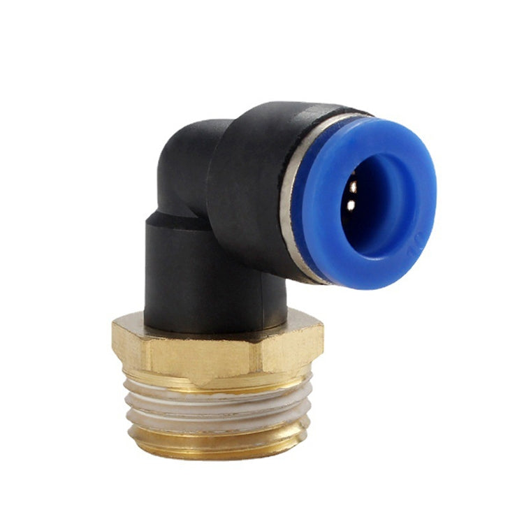 PL4-01 RACCORD RAPIDE PNEUMATIQUE COUDÉ À FILETAGE MÂLE 10 PIÈCES