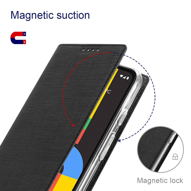 For Google Pixel 7 Pro ViLi DMX Series Shockproof Magnetic Leather Phone Case(Black)