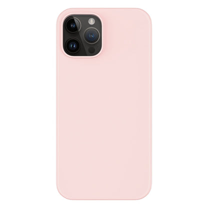 For iPhone 14 Pro Mutural Yuemu Series Liquid Silicone Microfiber Case(Pink)