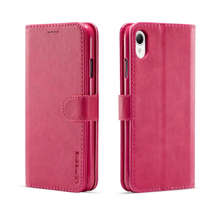 For Samsung Galaxy A23e LC.IMEEKE Calf Texture Leather Phone Case(Red)