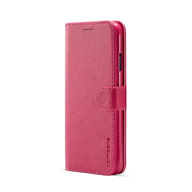 For Samsung Galaxy A23e LC.IMEEKE Calf Texture Leather Phone Case(Red)