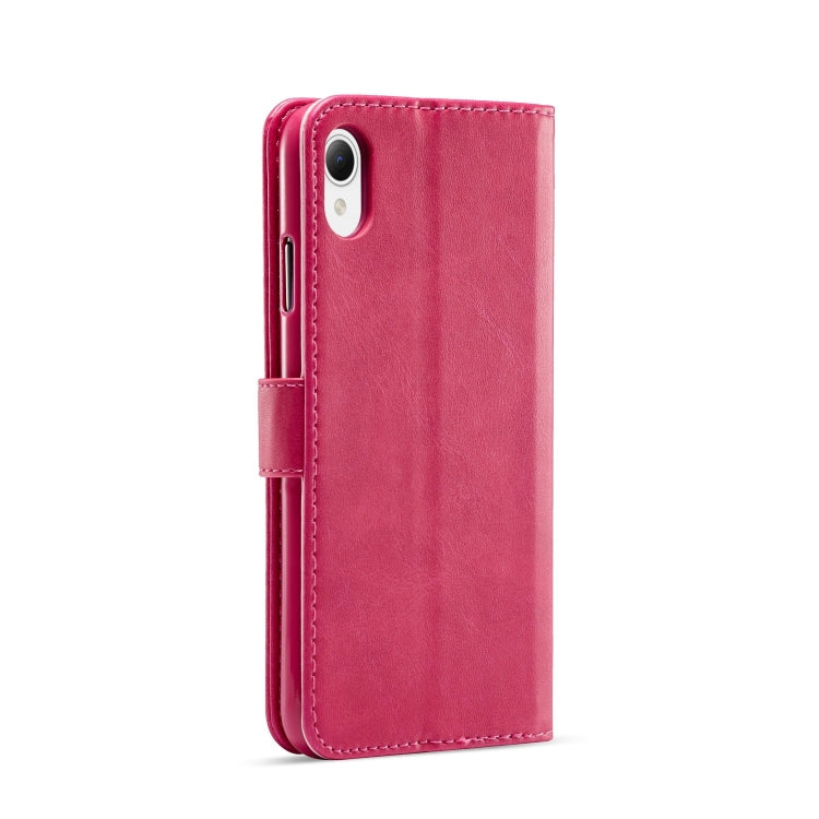 For Samsung Galaxy A23e LC.IMEEKE Calf Texture Leather Phone Case(Red)