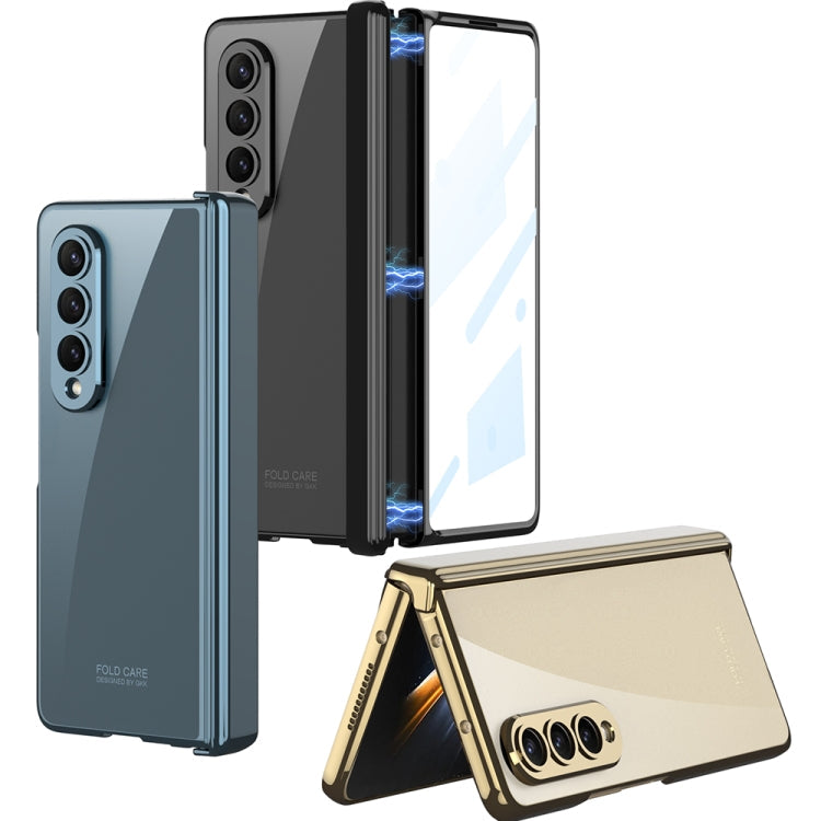 For Samsung Galaxy Z Fold4 GKK Integrated Magnetic Hinged Phantom Phone Case(Green)