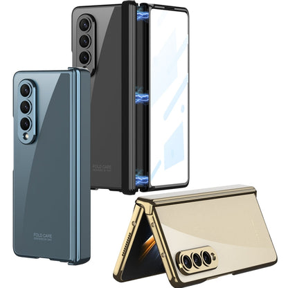 For Samsung Galaxy Z Fold4 GKK Integrated Magnetic Hinged Phantom Phone Case(Green)