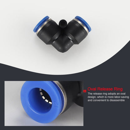 PV-14 LAIZE 10pcs Plastic Elbow Pneumatic Quick Fitting Connector