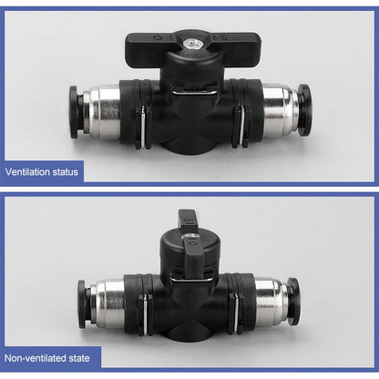 BUC-12 LAIZE Manual Valve Pneumatic Quick Fitting Connector