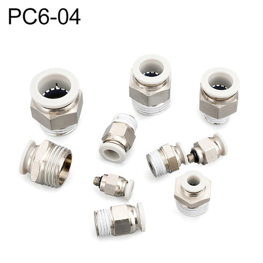 Raccord pneumatique droit rapide PC6-04 LAIZE