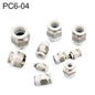 PC6-04 LAIZE PC Straight Pneumatic Quick Fitting Connector