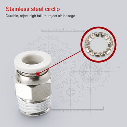 PC6-04 LAIZE PC Straight Pneumatic Quick Fitting Connector