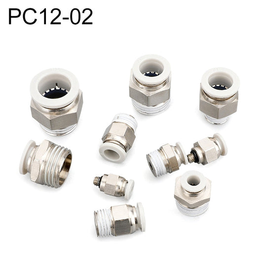 PC12-02 Raccord rapide droit pneumatique LAIZE PC