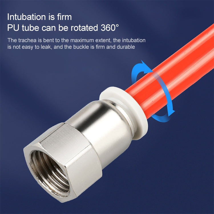 PCF12-04 LAIZE Female Thread Straight Pneumatic Quick Fitting Connector