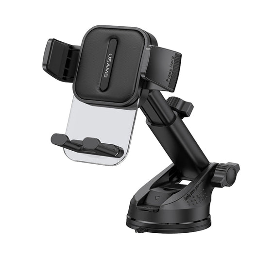 Support Rétractable Transparent de Console Centrale de Voiture USAMS US-ZJ072 (Noir)